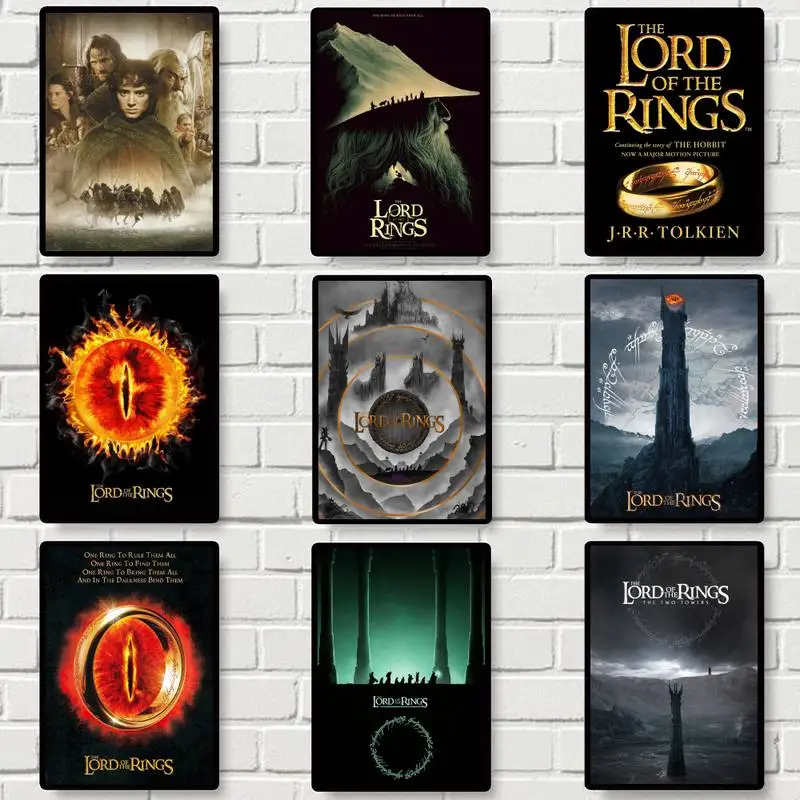 Lord Movie R-Rings POSTER Posters Prints Wall Pictures Living Room Home Decoration