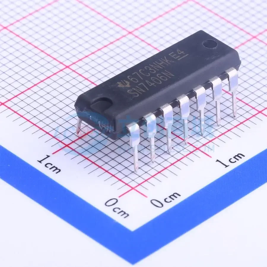 10PCS/LOT SN7406N 7406 DIP New Original in Stock