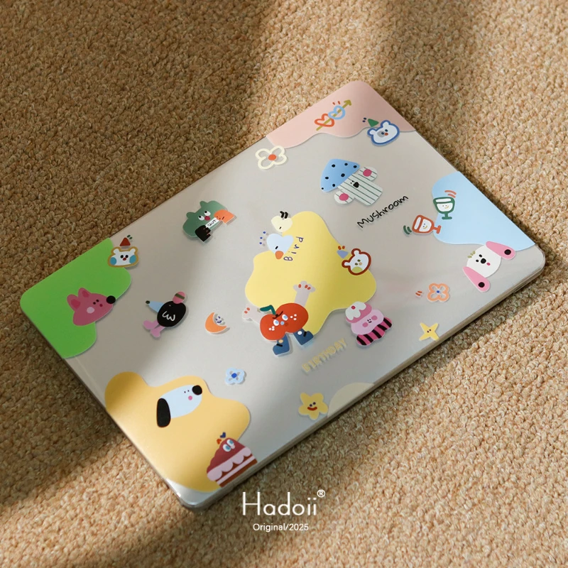 Cartoon Illustration Laptop Case For Macbook Neo A3404 New Air Pro 13 14 15 16 M1 M2 M3 M4 M5 Chip For MacBook Protective Cover