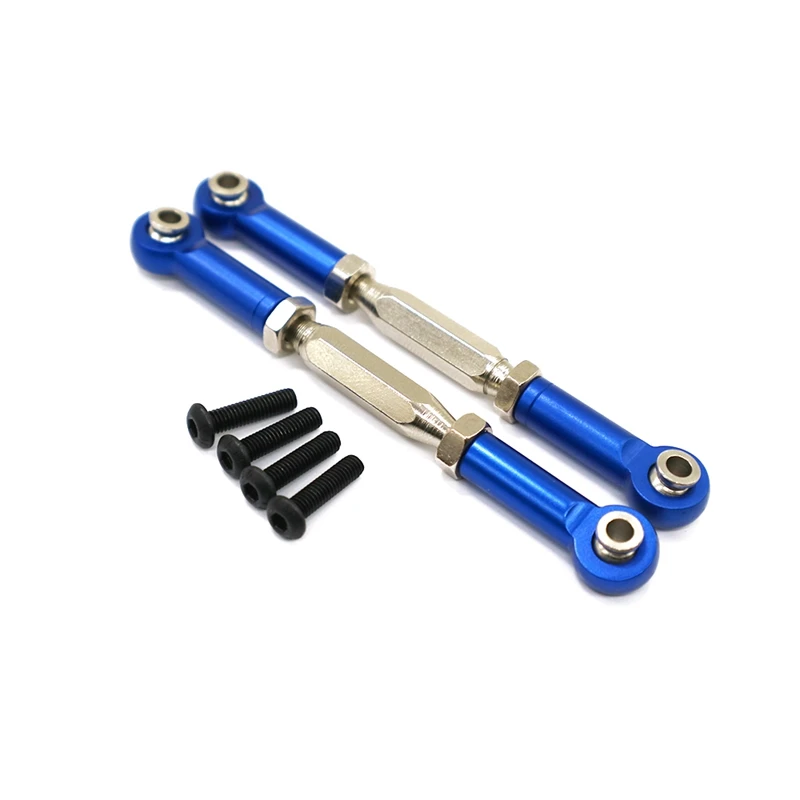 2Pcs Metal Steering Link Rod 10143 For VRX Racing RH1043 RH1045 RH1043SC RH1045SC RH817 RH818 RC Car Upgrade Parts