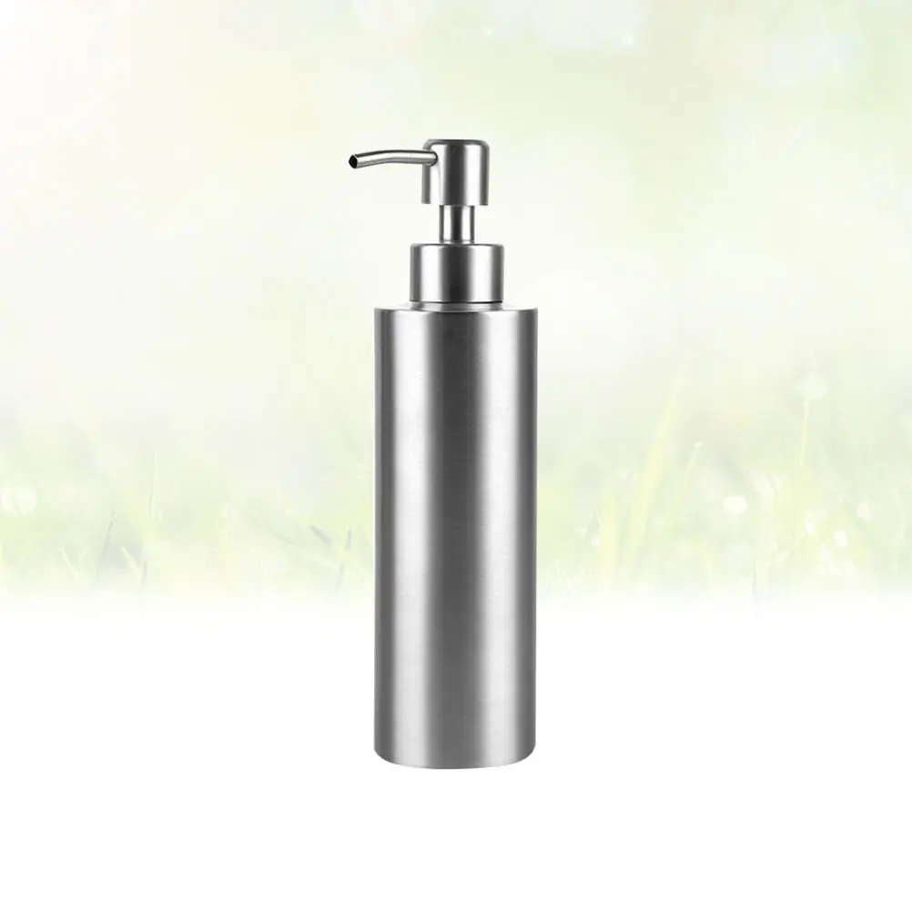 

1Pcs 350Ml Stainless Steel Soap Dispenser Foaming Liquid Pump for Bathroom Kitchen Hand Dish Shampoo Body Wash Lotion Dispenser
