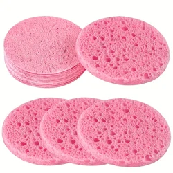 Compressed Facial Sponges, Estheticians Round Cellulose Facial Sponges,Natural Cosmetic Spa Sponges For Face Cleansing,Massage