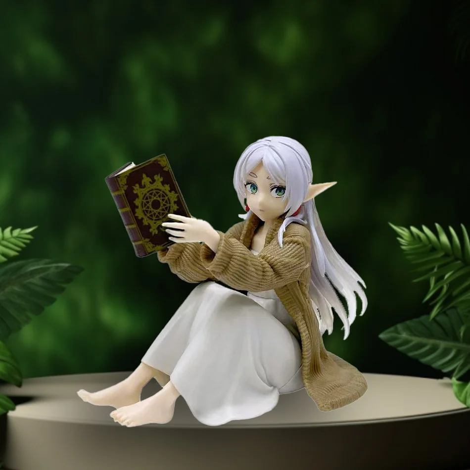 12CM Frieren au-delà du fin du voyage Frieren Anime Figure bureau mignon costume de nuit Frieren Figurine d'action Figurine modèle poupée jouet