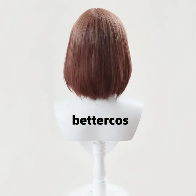 NewAnime My Deer Friend Nokotan Shitantan Noko Cosplay Wig Short Brown Hino Minami High School Heat-resistant Fiber Hair Wig2025