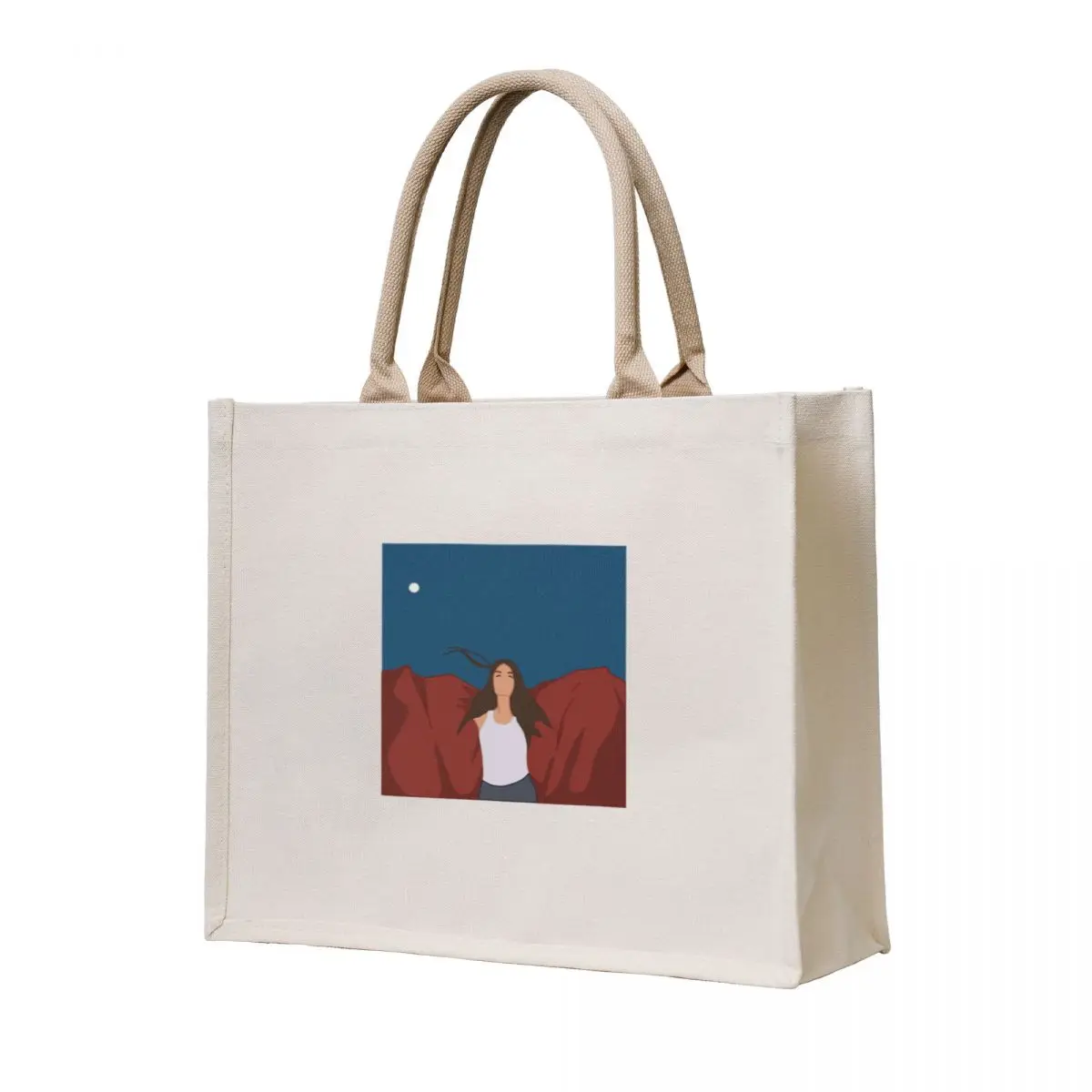 

Maggie Rogers Line Drawing Tote Bag Large bags for women custom fabric bag Gift bags