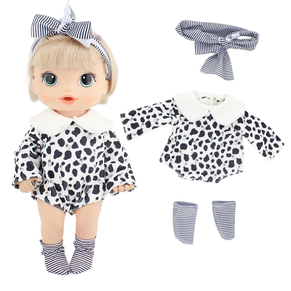 2024 Doll Clothes Suit For 12 Inch 30CM Baby Alive Doll Toys Crawling Doll Accessories