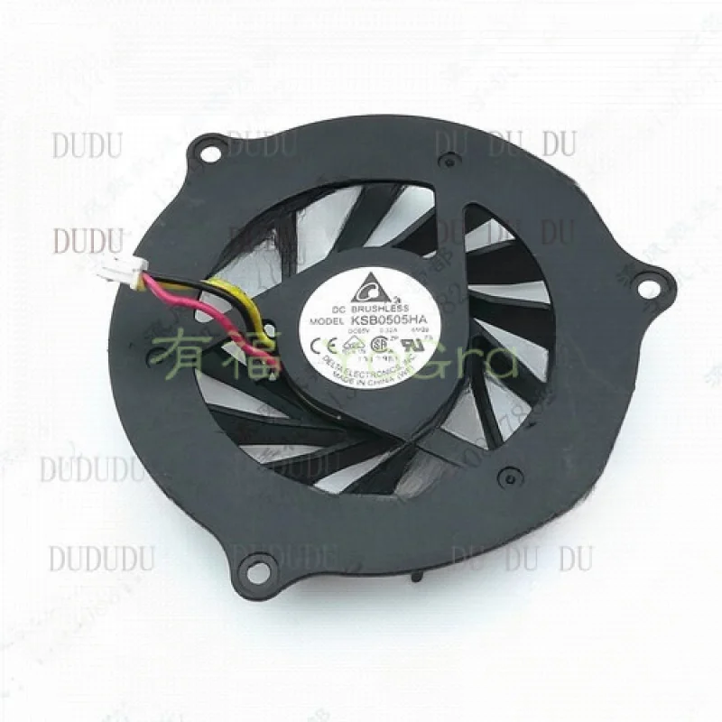 D  for Delta KSB0505HA DC5V 0.32A 3-Pin CPU Cooling Fan