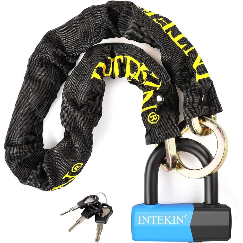 

Мотоциклетные цепные замки 3.1T, толщина 10 мм, усиленный цепной замок для велосипедов с дисковым замком 16 мм для ворот и уличного оборудования