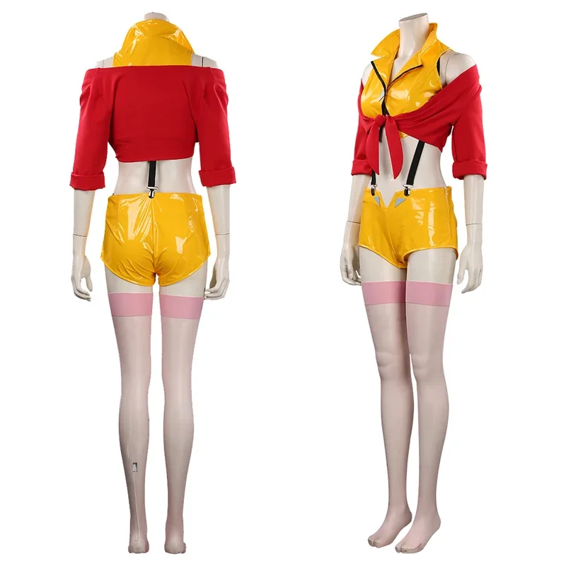 Faye Valentine Cosplay Fantasy Anime Cowboy COS Bebod Costume Set Halloween Carnival Suit For Disguise Ladies Women Adult