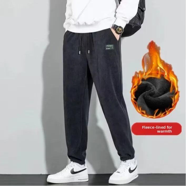 

Новые мужские повседневные брюки свободного кроя 2024 года в корейском стиле, модные, тонкие, широкие, в пол, летние, легкие, струящиеся