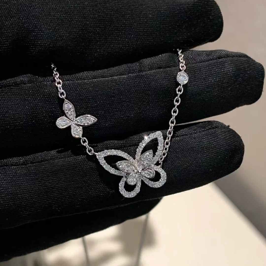 collier-en-argent-sterling-925-pour-femme-bijou-de-mode-double-chaine-de-clavicule-cadeau-sensationnel