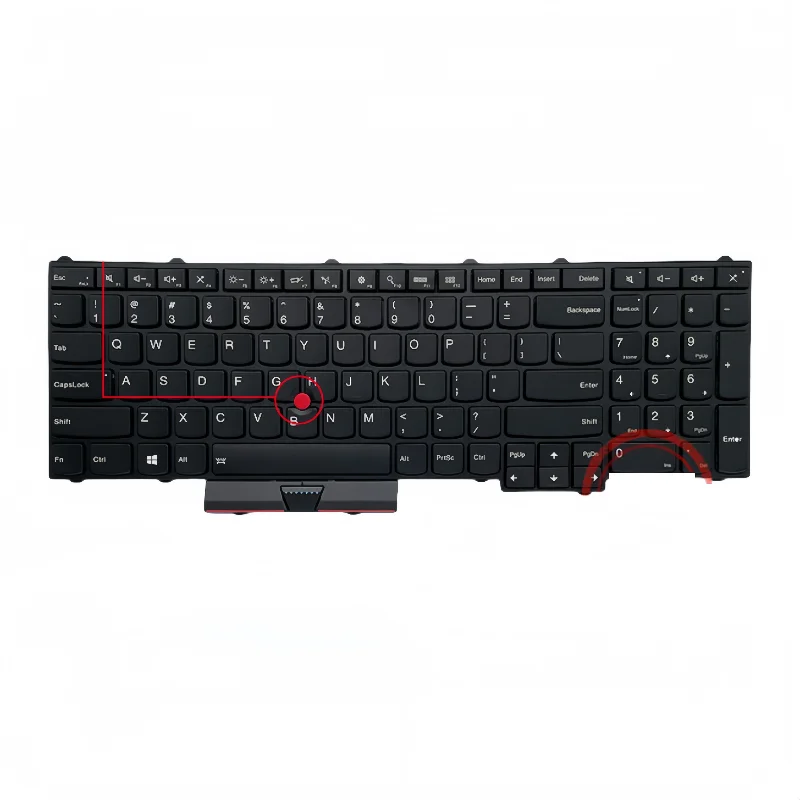 

Новая американская английская раскладка клавиатуры для ноутбука Lenovo Thinkpad P50 P70 P52 P53 P51 P71 P50S P51S