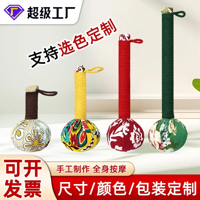 Diy finished wormwood hammer meridian health hammer material package color selection massage hammer