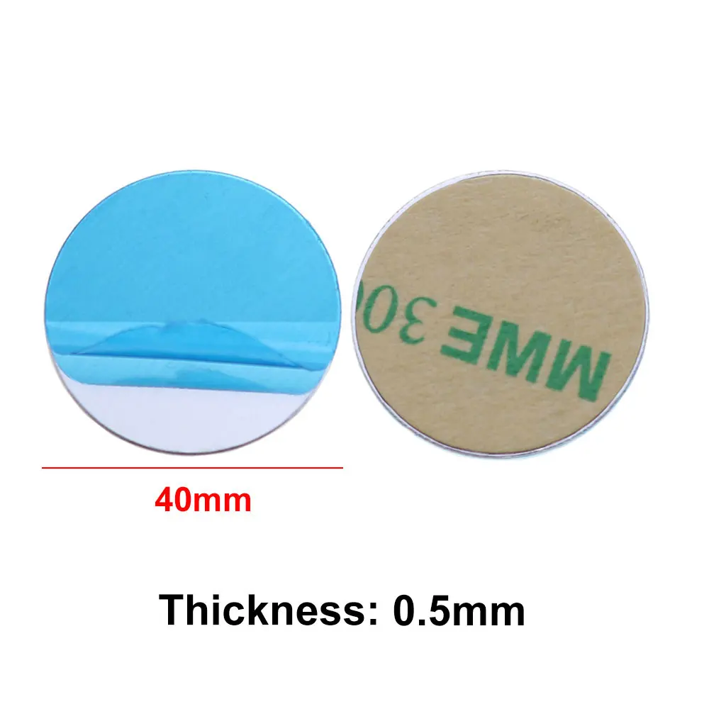 JCD 10 stücke Silber Magnetische Metall Platte Für Magnetische Auto Telefon Halter Universal Eisen Blatt Ständer Handy Magnet Halter Halterung