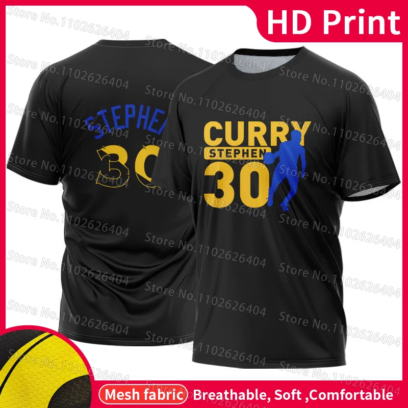 Curry Kid Basketball T Shirt 3D Print Warriors Team Sports Shirt Training Competition Fitness Running Trend Top