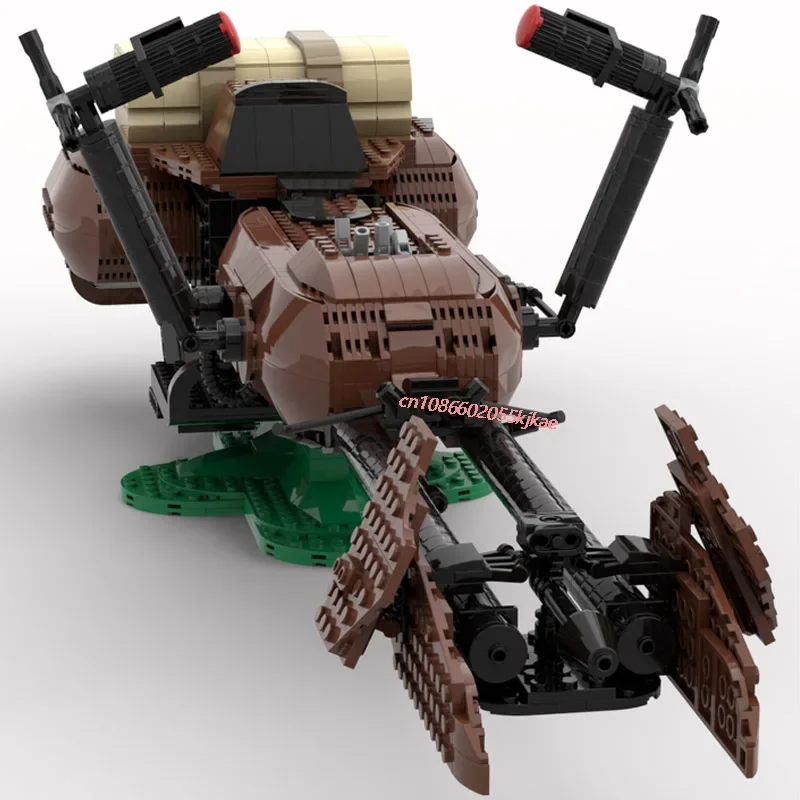 ใหม่ 1283PCS Star Battle ภาพยนตร์ MOC Speederbike รุ่น DIY สร้างสรรค์ไอเดียคริสต์มาสของเล่นเด็กประกอบปริศนาของขวัญวันเกิด