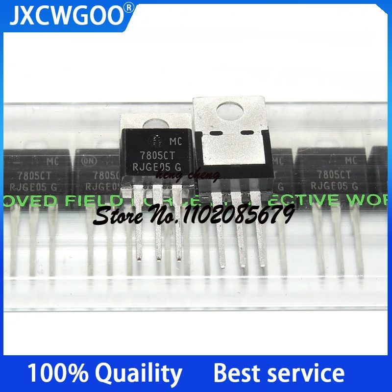 10PCS 100%New Original MC7805CTG MC7805CT 7805CT TO-220 Linear voltage stabilizer (LDO) image 2