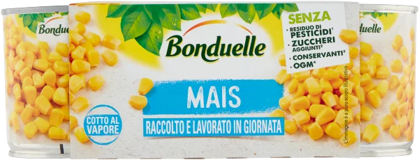 Kukurydza w puszce słodka Mais 3x150g - Bonduelle
