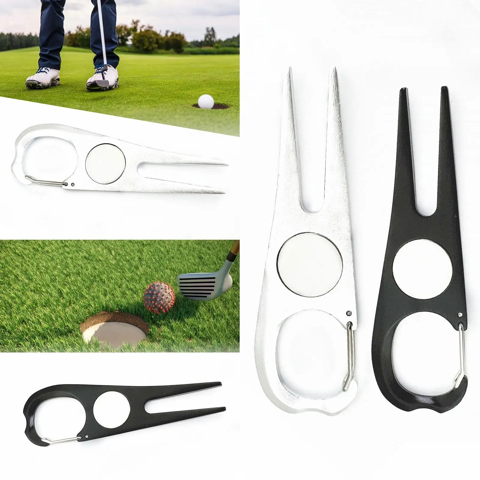 

Инструмент для ремонта Golf Divot, запасные принадлежности для стадиона, вилка для ремонта отметки