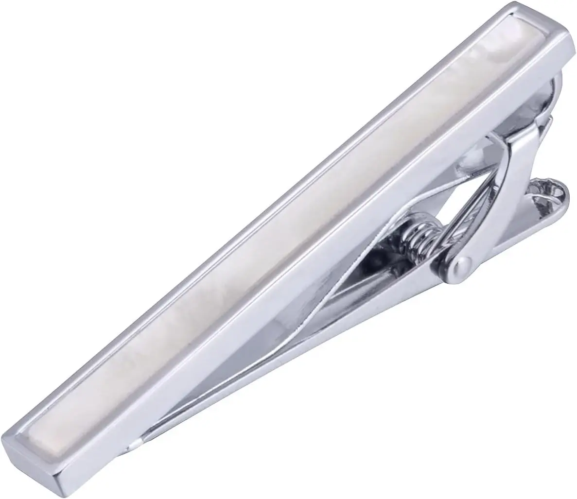 

Men's Pearl Tie Clip with Box for Business Wedding Occasions