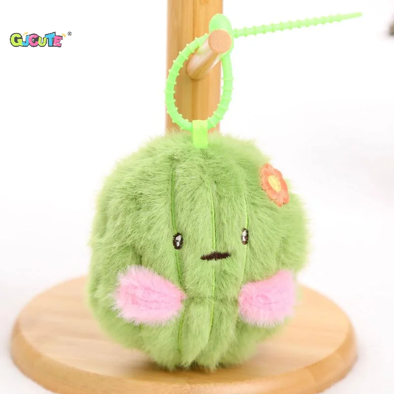 

1 шт., 11 см, Kawaii, имитация реалистичного сказочного шара, сумка, подвеска, плюшевая игрушка, мягкие растения, куклы-кактусы, брелок для декора для девочек