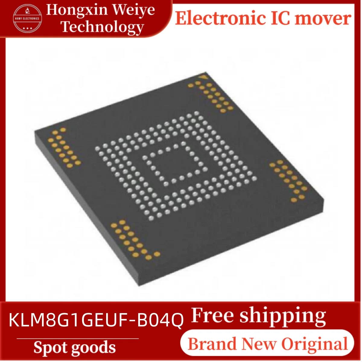 

2/10 PCS KLM8G1GEUF-B04Q BGA EMMC Automotive Memory IC Brand New Free Shipping