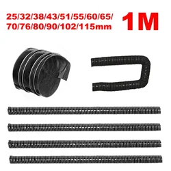 1M Car Hood Air Intake Pipe Air Ducting Hose Heat Resistant Temperature Resistance 25/32/38/43/51/55/60/65/70/76/80/90/102/115mm