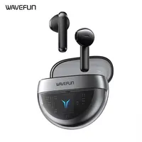 Wavefun T200 2025 Super Bass Bluetooth Wireless Earphone - Loud Volume Headset Music & Gaming Mode ENC Wireless Earbuds