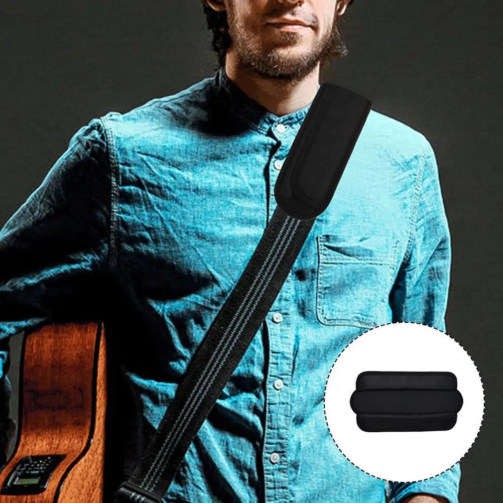 Premium Cotton Polyester Backpack Shoulder Pad Wide Comfortable Decompression Strap Cushion for Hiking Schoolbag Guitar Bag