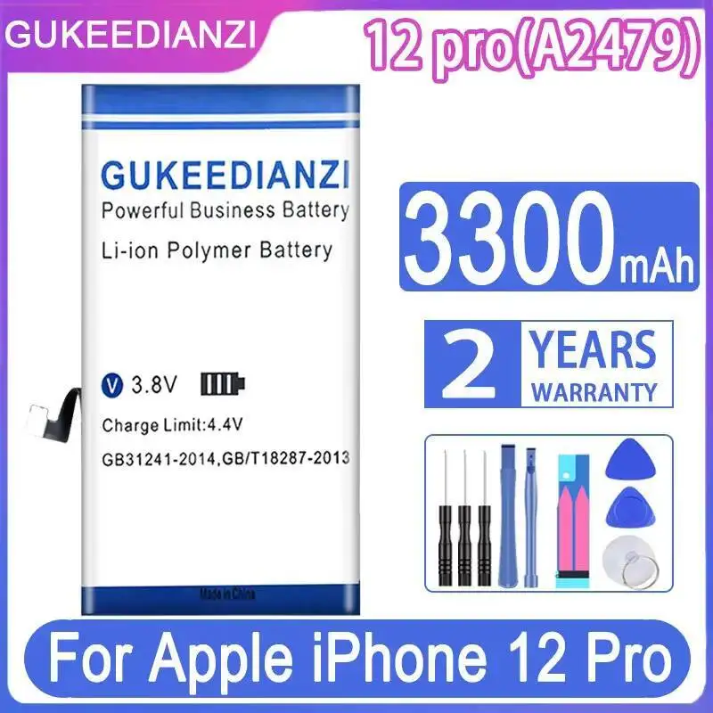 

3300 мАч для Apple Iphone 12 Pro 12 Pro аккумулятор мобильного телефона высокая совместимость
