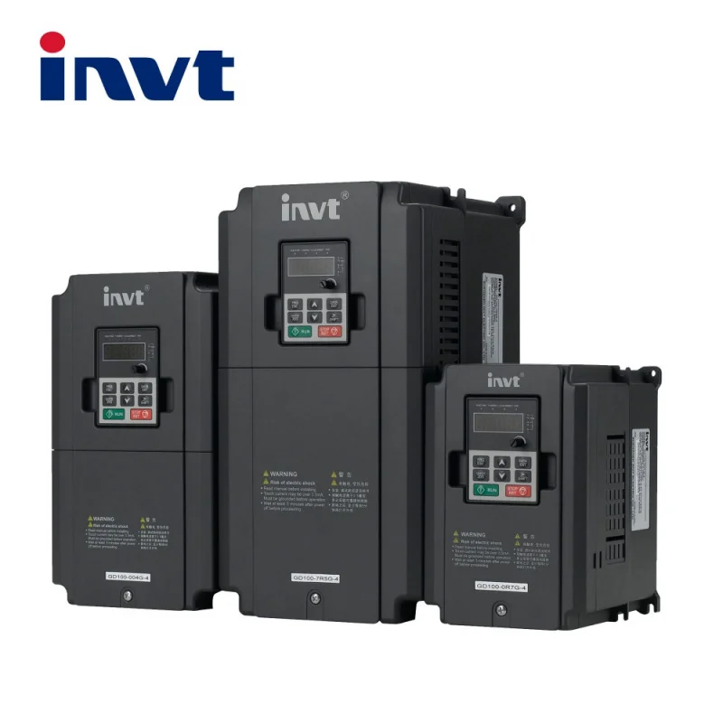 Famous Brand INVT Inverter 50Hz 60Hz VFD 220V Single to 380V 3 Phase Converter 11KW 15KW AC Motor Drive