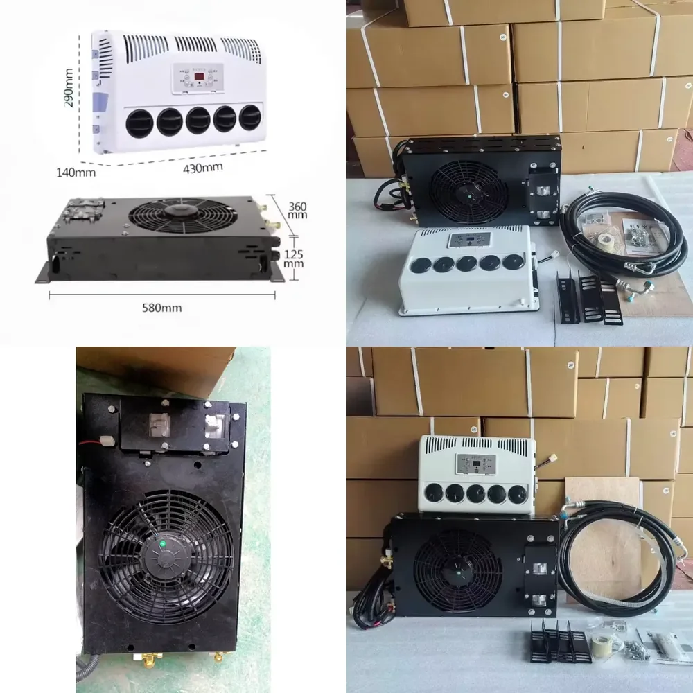 

Truck Air conditioning 12v AC Air conditioning Electric semi-truck battery apu AC unit for truck 24v parking air conditioning
