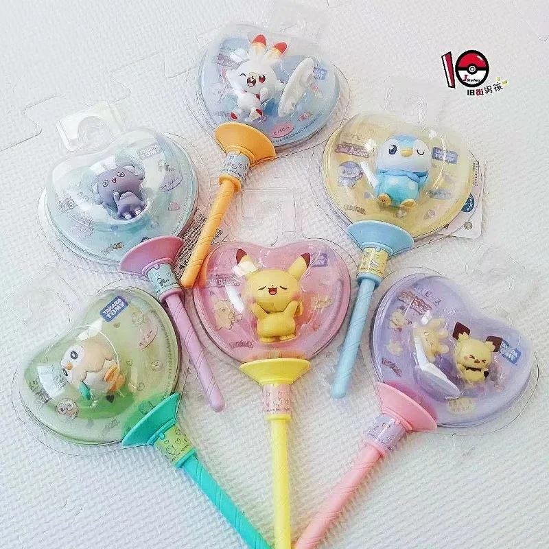 Hot Pokemon Figure Pokepiece House Peaceful House Series Pikachu Pichu Scorbunny Espurr Milcery Rowlet Piplup Kit Collection Toy