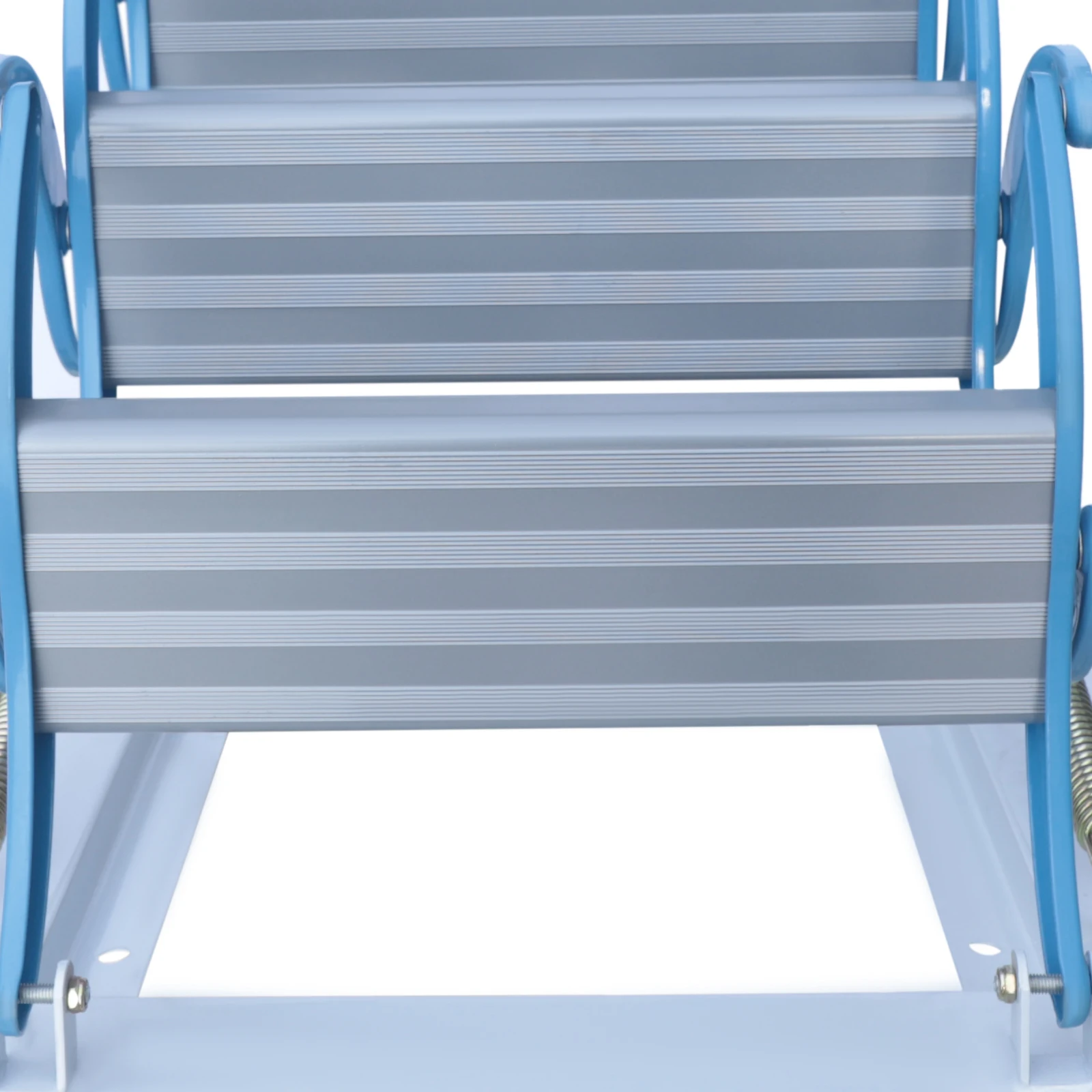 Wall-Mounted Retractable Attic Ladder, S-Shaped Design, Space-Saving, 881.85 lbs Load Capacity, Non-Slip Steps, Easy to Install