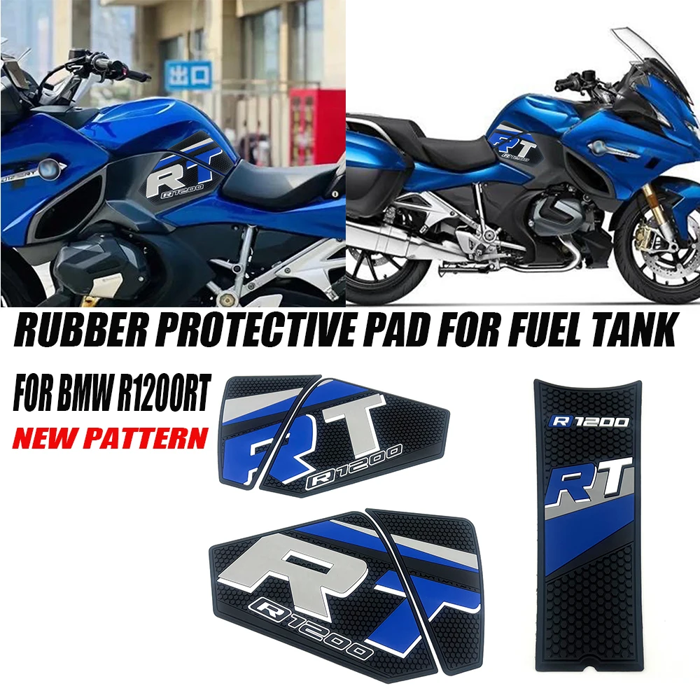 Motorcycle Non-slip Side Tank Knee Pads Set Grip Anti Slip Fuel Tank Pad Protection Stickers For BMW R1200RT R 1200 RT 2015-2024