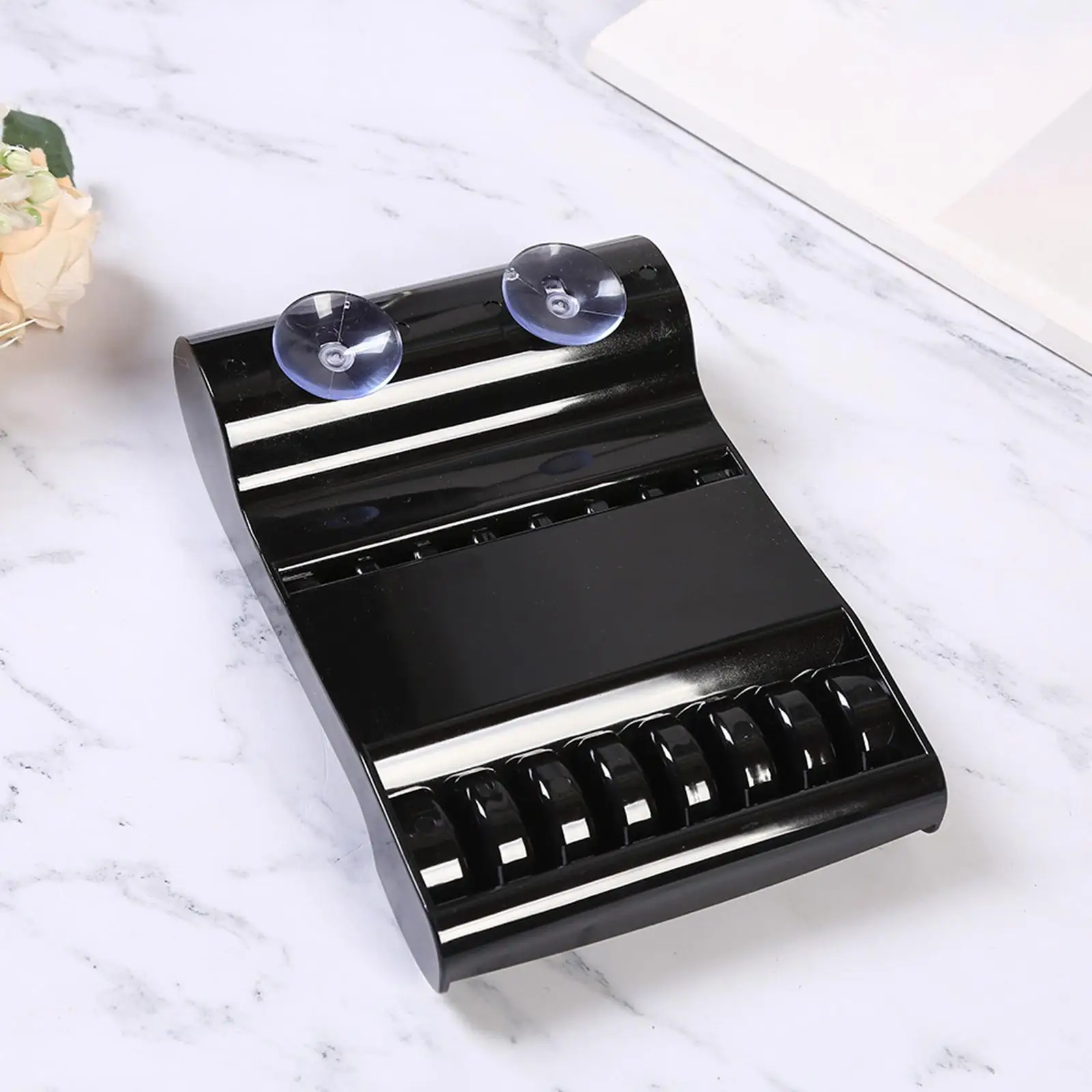Barbershop Scissor Storage Tray Holder Stand for Salon Hair Stylist Non Slip Rack PP Material Display Shelf for Tools