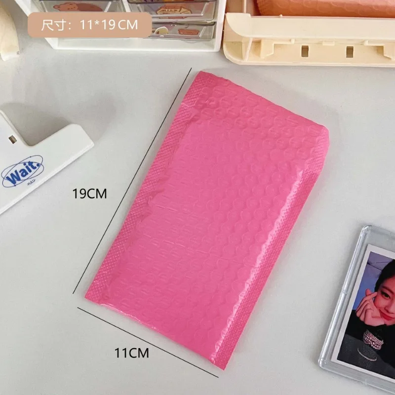 Imagem -06 - Pink Sweet Heart Bubble Bolsa Kpop Star Photo Card Bonito Bolsa de Embalagem Express Bolsa Mailers à Prova de Choque Presente para a Menina Lovely Gift 10 Pcs