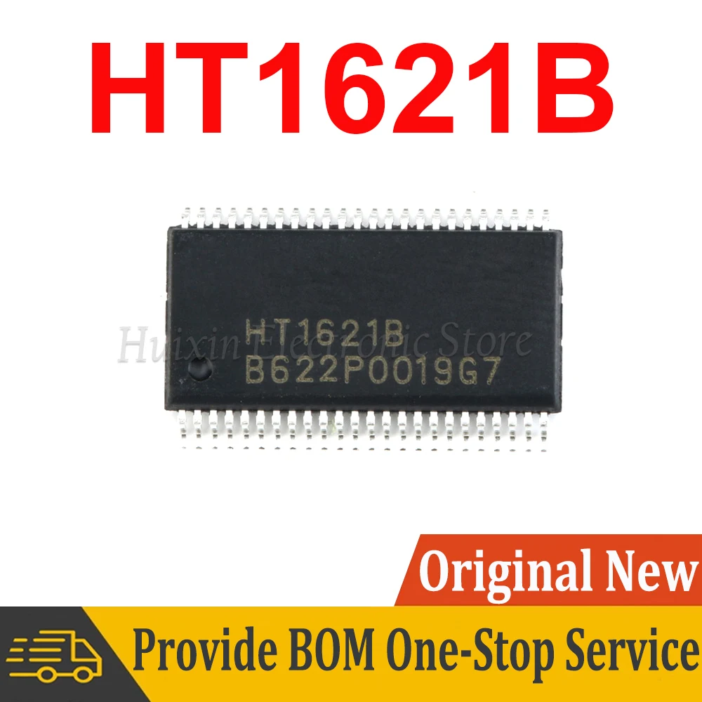 5PCS HT1621B SSOP-48 HT1621 SSOP48 1621B SSOP RAM Mapping 32x4 LCD Controller for MCU IC New and Original IC Chipset