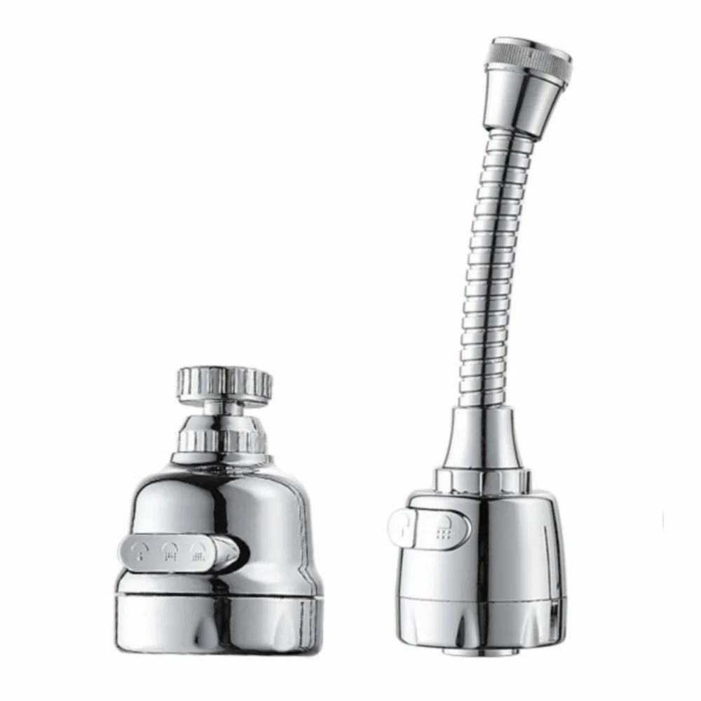 

2/3 Modes Faucet Filter Adapter 360° Rotating Universal Kitchen Faucet Extender Anti Splash Spray Water Saving Tap Nozzle