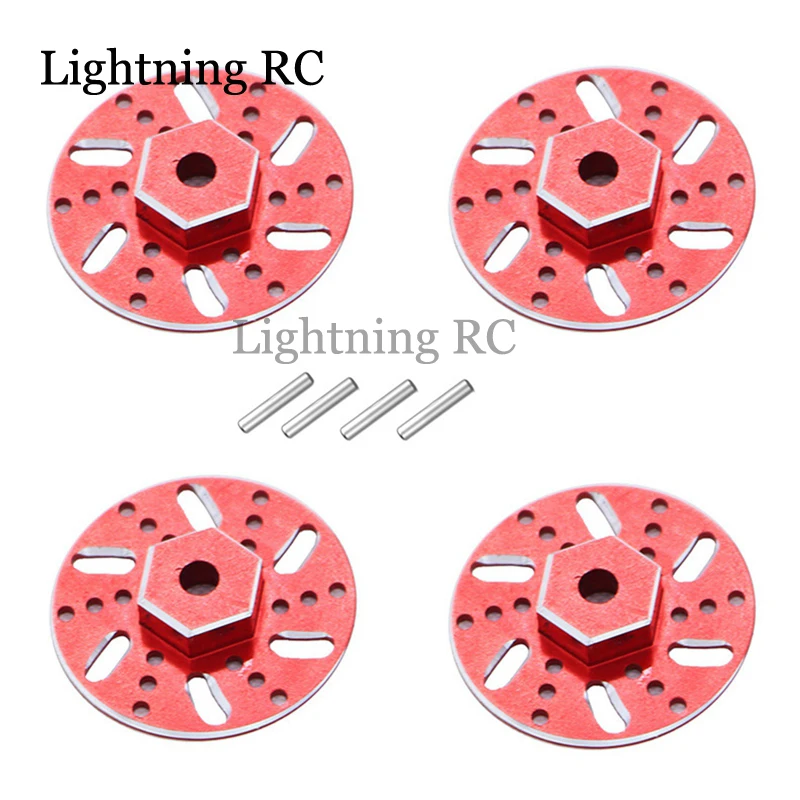 

4Pcs Metal 9Mm Wheel Hex Adapter Brake Disc For SG 1603 SG1603 SG1604 UD1601 UD1603 UD1604 1/16 RC Car Upgrades Parts