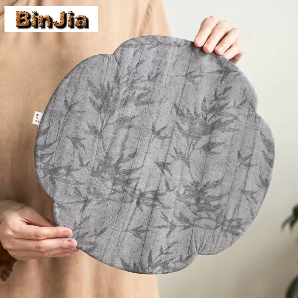 

Cotton Printed Dyed Bamboo Dry Tea Mat Table Insulation Tablecloth Professional Rag Flag Zen Cloth Towel Placemat