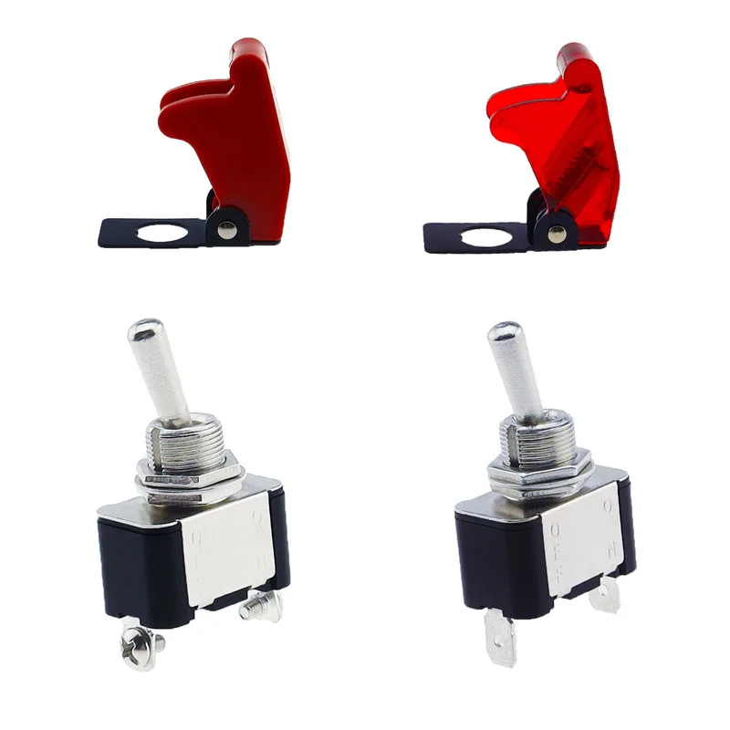 New style KN3A-101 toggle switch Rocker Arm 2Pin 2/gear ON-OFF10A 125V/250V AC cap matching 12V, 24V, 48V, 110V, 220V universal