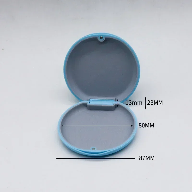 Dental Oral Orthodontic Braces Retainer Magnetic Portable Fake Teeth Box Tooth Case With Mirror Travel Denture Storage Box New