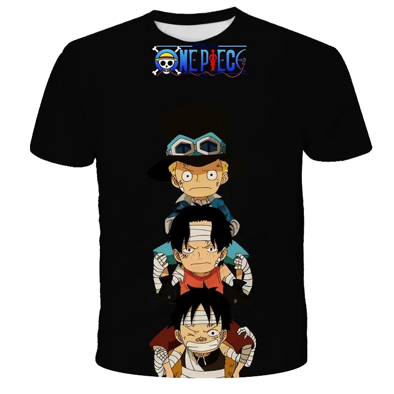 

Fashion Kid Anime One Piece Luffy T Shirt Boy Clothing Kids Boys Tshirt Children T-shirt Summer Short Sleeve Tops Tees