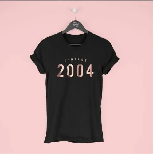 Tshirt for Women 20th Birthday Gift 2004 20th Birthday Idea Tee Top Logo