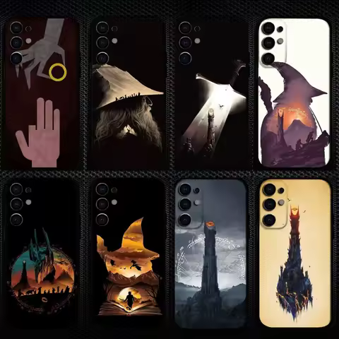The L-Lord R-Rings Phone Case For Samsung S25,S24,S23,S22,S21,S20,Plus,Fe,Lite,Others Soft Black Cover
