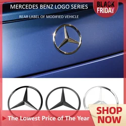 ABS Car Rear Trunk Emblem Sticker Mercedes Logo Badges Cover For Mercedes Benz A-class A180 A200 A250 A45 AMG W176 2013-2018