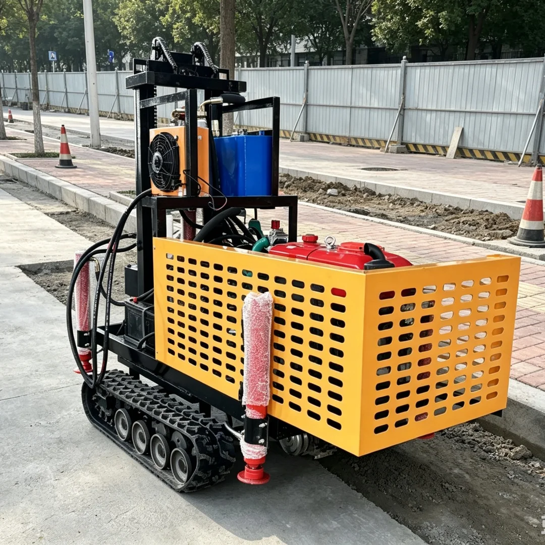 Customized Hydraulic Water Well Drilling Rig, Diesel Well Drilling Equipment, Agricultural Irrigation Well Drilling Machine