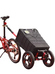 YY Bicycle Trailer Electric Outdoor Camping Fishing Branta Shopping Cart