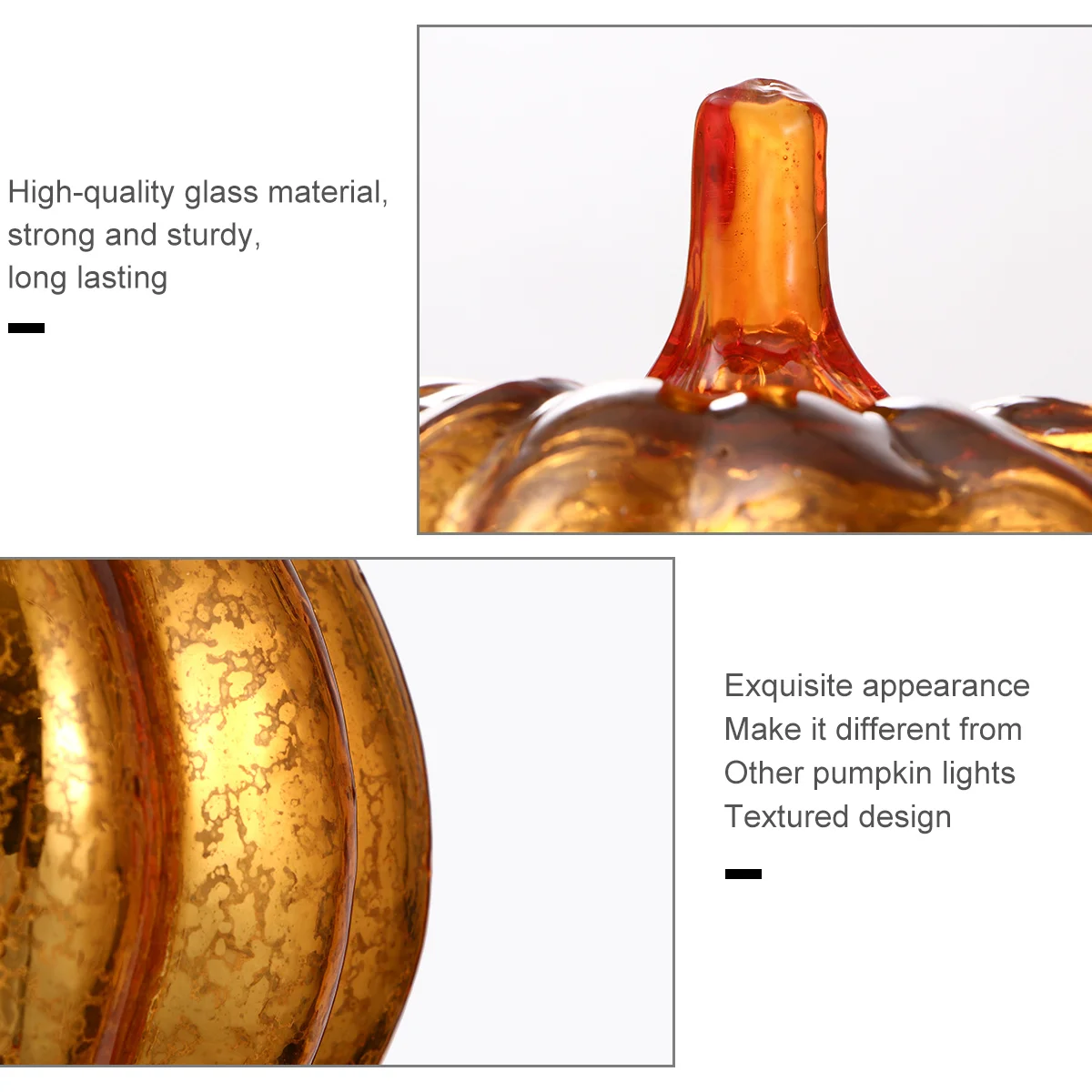 

Halloween Pumpkin Light Luminous Desktop Lamp Vivid Pattern LED Decorative Pumpkin Lamp for Holiday Party Haunted